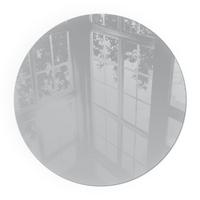 GLASPLATTE für Kamin Ø 90 cm - Grau, Glas (90/90/0.4cm) - TULUP