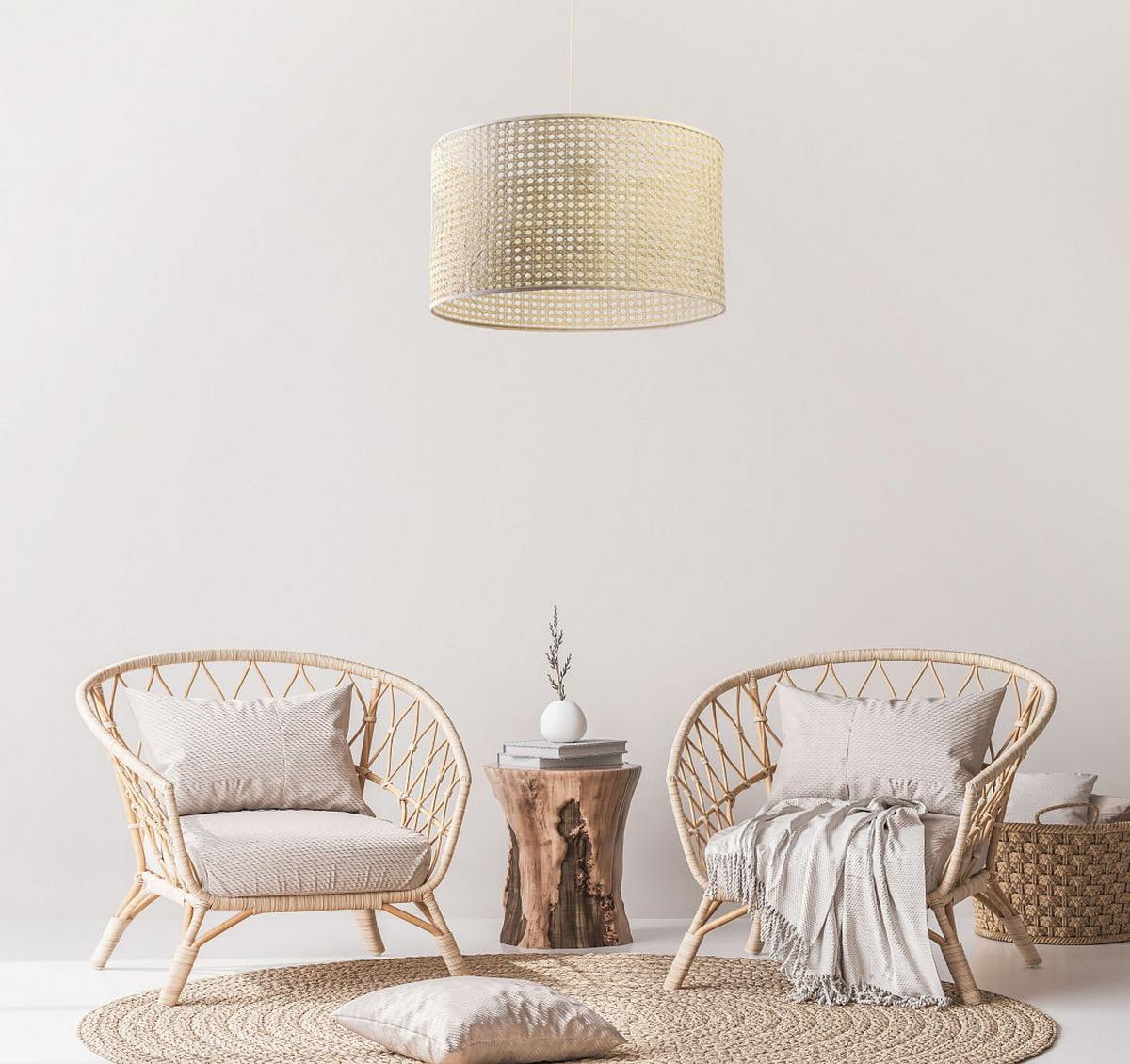 HÄNGELEUCHTE Beige 50/30 cm - Beige, Kunststoff (50/0.5/30cm) - ONZENO