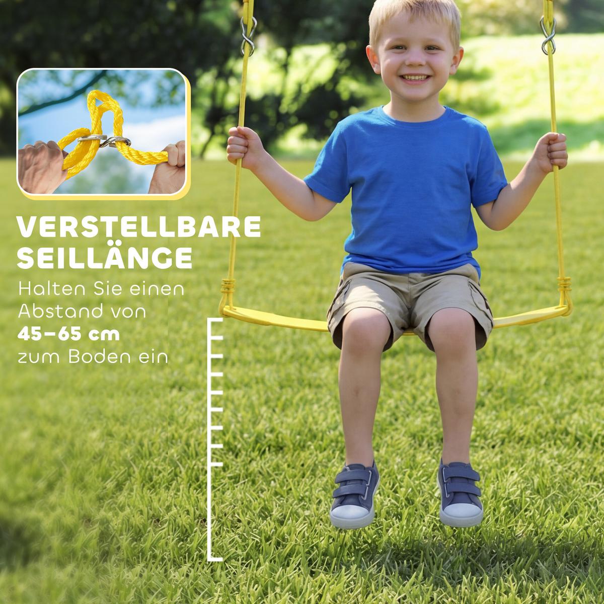 SCHAUKELGESTELL Stahl Oxford-Gewebe Mehrfarbig - Multicolor, Metall (160/265cm) - AIYAPLAY