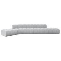 ECKSOFA modulares Sofa Solven-L2 - 471x174x70 cm Grau - Grau, Holzwerkstoff/Textil (471/174cm) - ALTDECOR