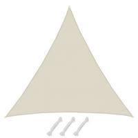 SONNENSEGEL 800/800 cm beige, dreieckig - Beige, Kunststoff (800/800cm) - Amanka