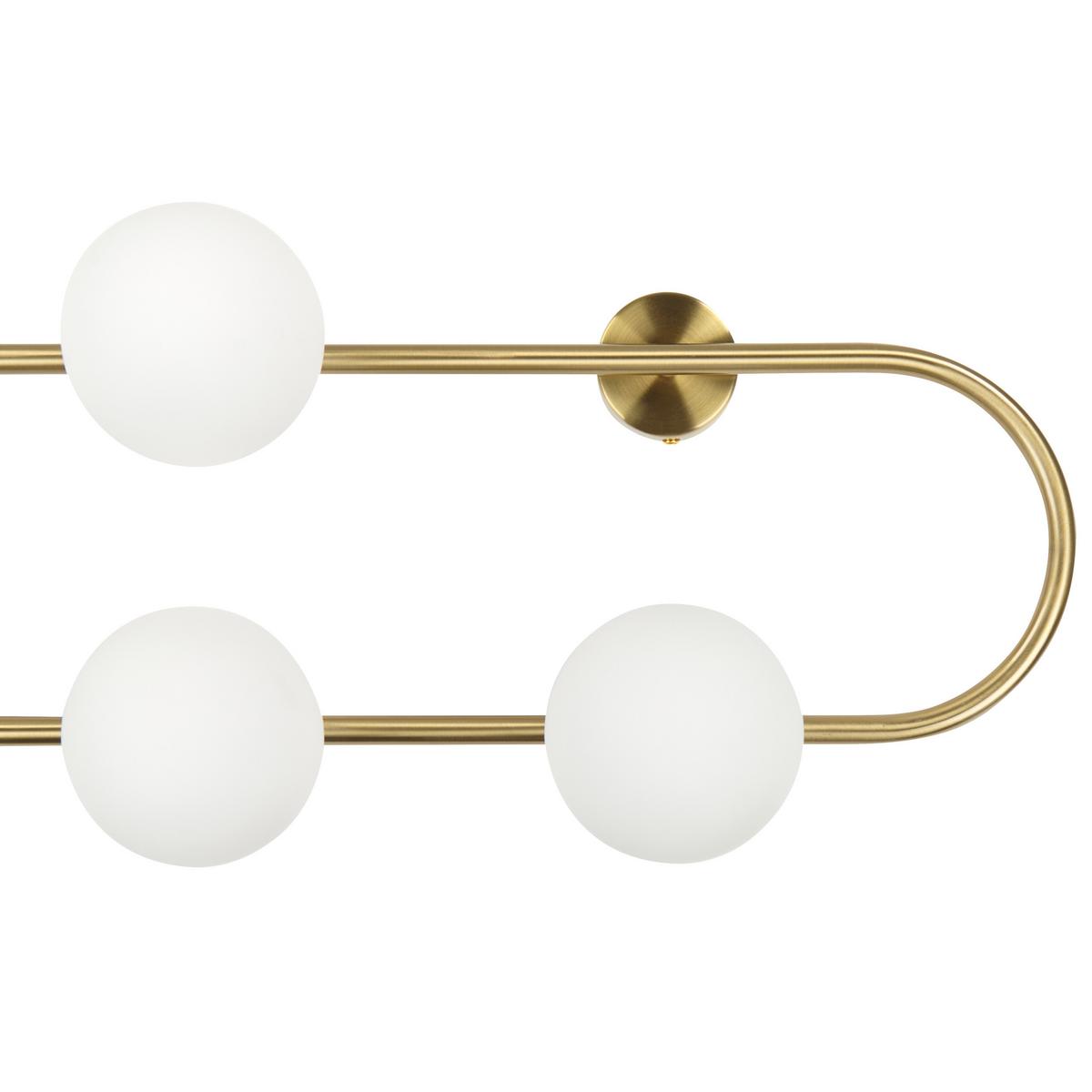 WANDLEUCHTE Yango 3/16/70 cm - Goldfarben, Metall (16/70/3cm) - Beliani