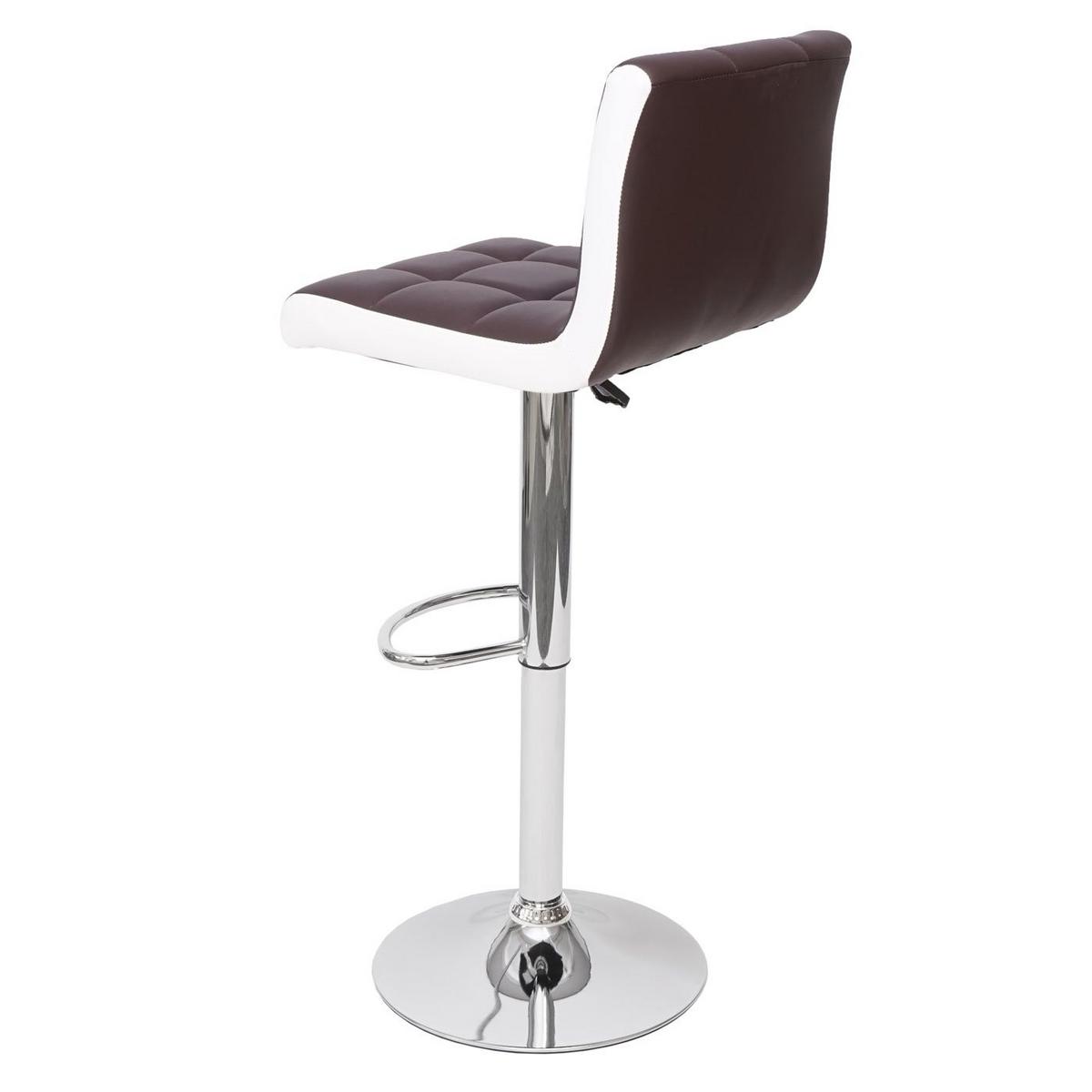 BARHOCKER Braun, Weiß 2er-Set - Braun/Weiß, Textil (38/107/41cm) - MCW