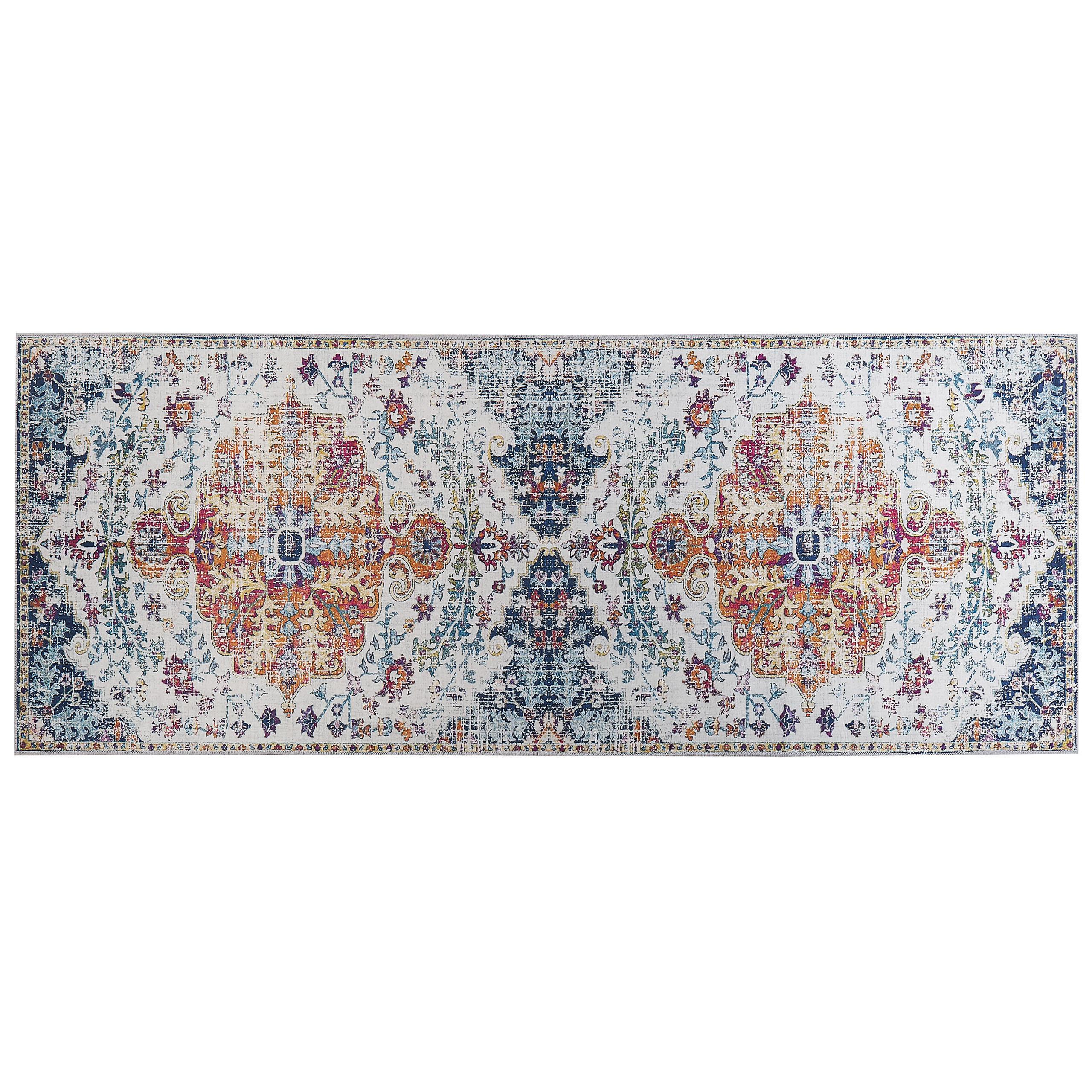 VINTAGE-TEPPICH Enayem 200/80 cm - Multicolor, Kunststoff (80/200cm) - Beliani