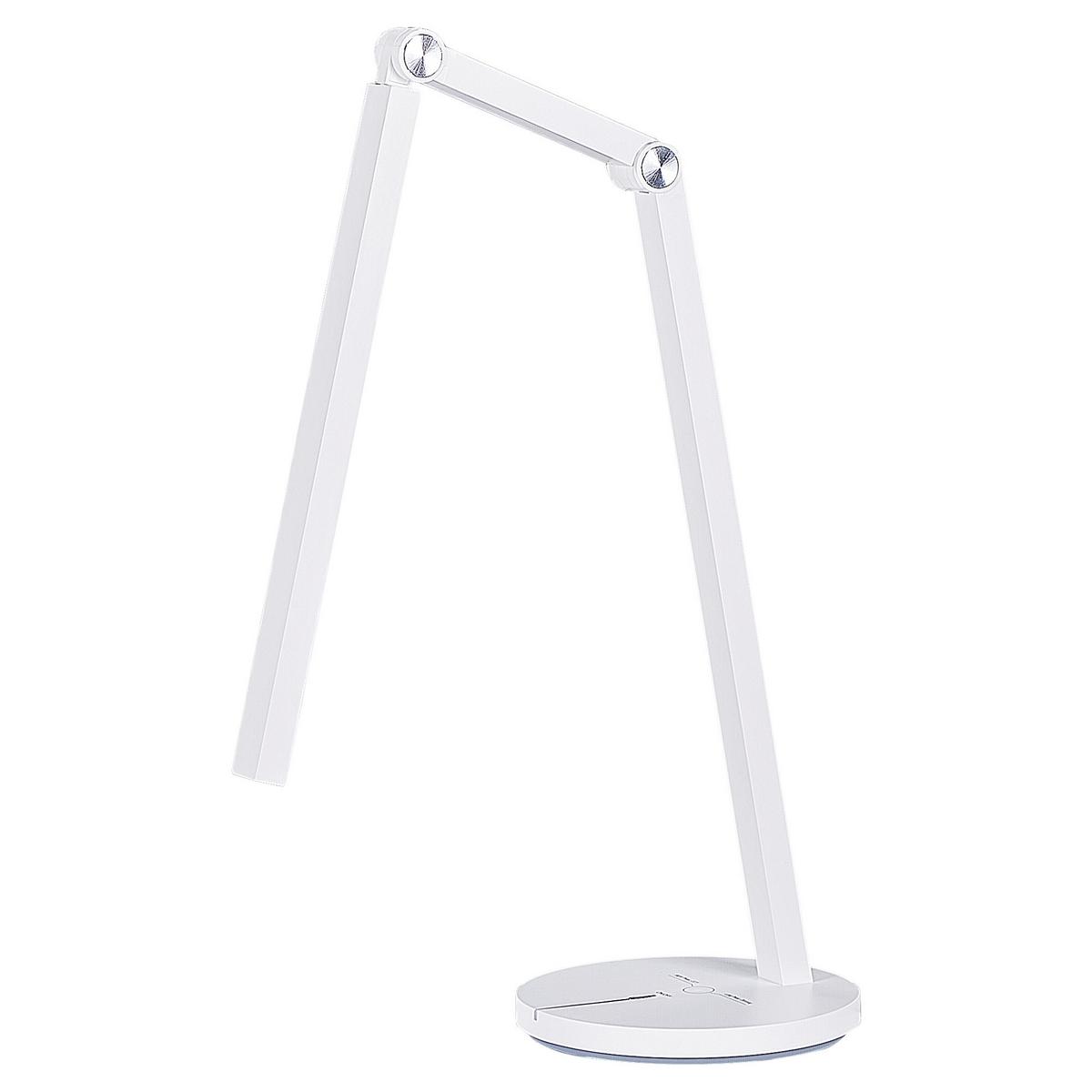 SCHREIBTISCHLAMPE Dorado 17/32/48 cm - Weiß, Kunststoff (17/32/48cm) - Beliani