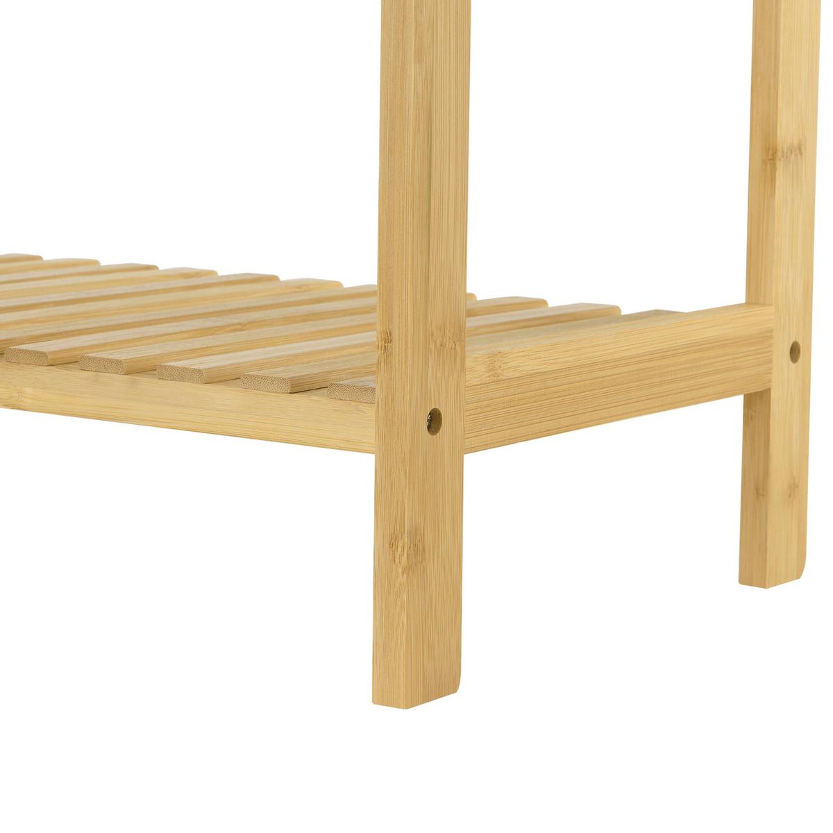 BADEZIMMERREGAL Nyköping - Naturfarben, Holz (58/66/26cm) - [en.casa]