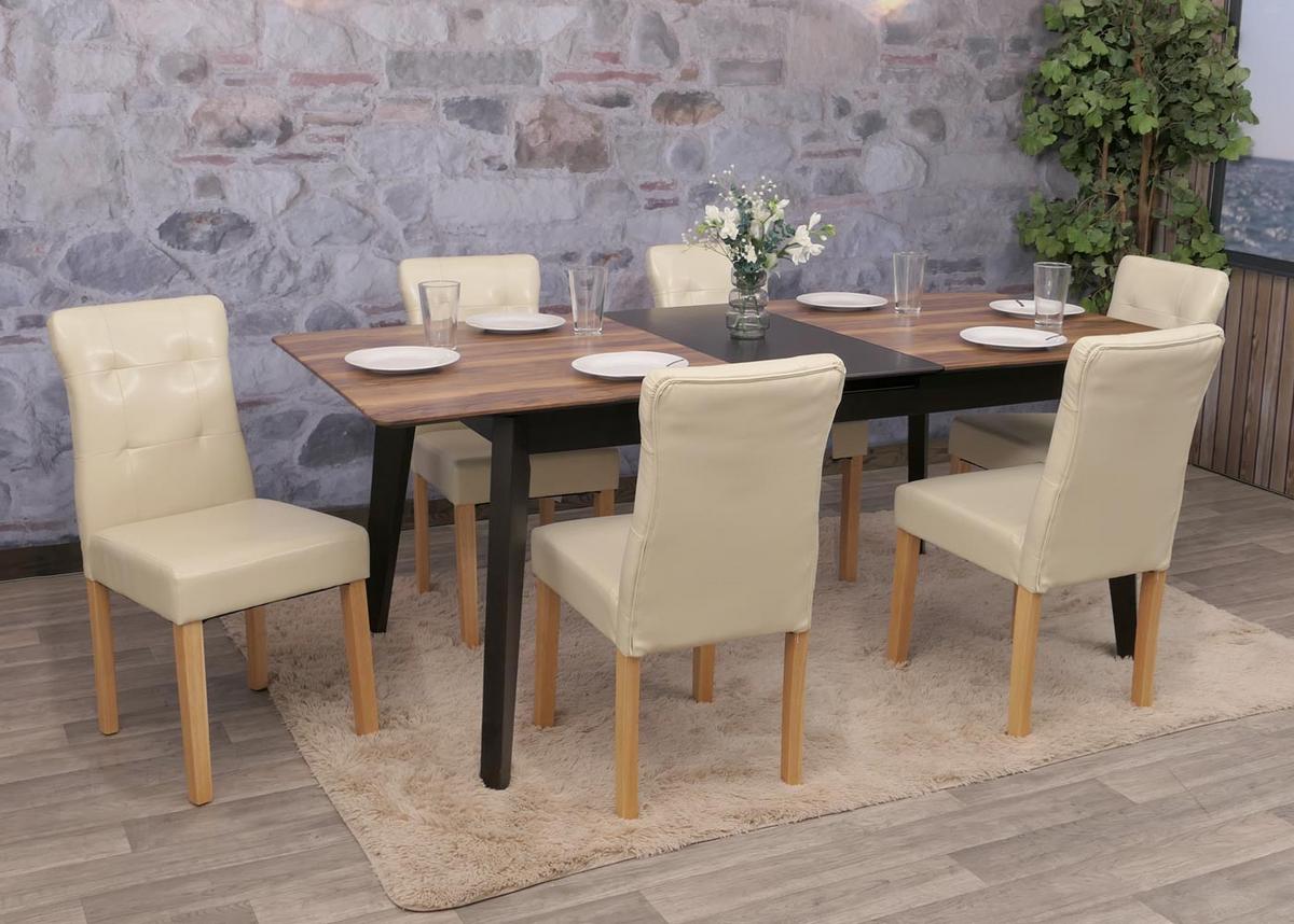 ESSZIMMERSTUHL Beige 2er-Set - Beige/Creme, Textil (41/88/55cm) - MCW