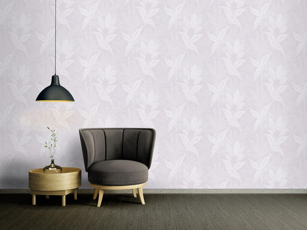 VLIESTAPETE Lila 53/1005 cm - Lila, Textil (53/1cm) - KUNSTLOFT