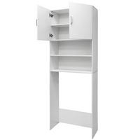WASCHMASCHINENSCHRANK 190x63 cm Weiß - Weiß, Holzwerkstoff (25/190/63cm) - ECD-Germany