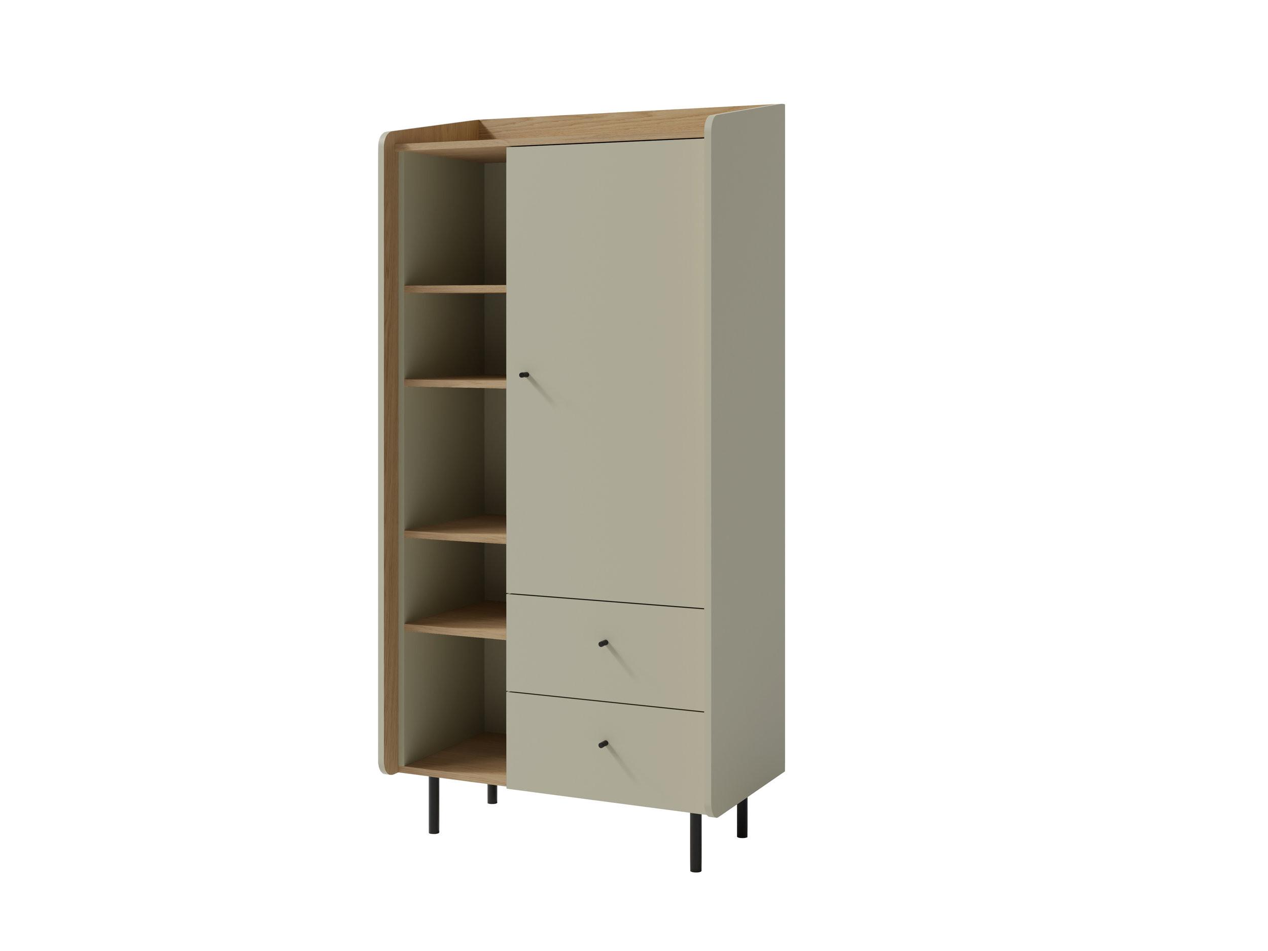BÜCHERREGAL VETTA 80x42x170 cm, Regal Eichefarben - Eichefarben, Holzwerkstoff (80/170/42cm) - MASSENO