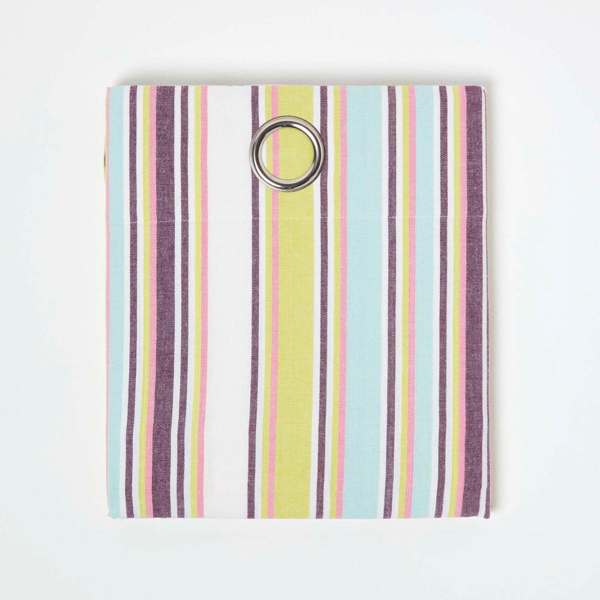 ÖSENVORHANG Osaka blickdicht 2er-Set, 117/137 cm - Multicolor, Textil (117/137cm) - Homescapes