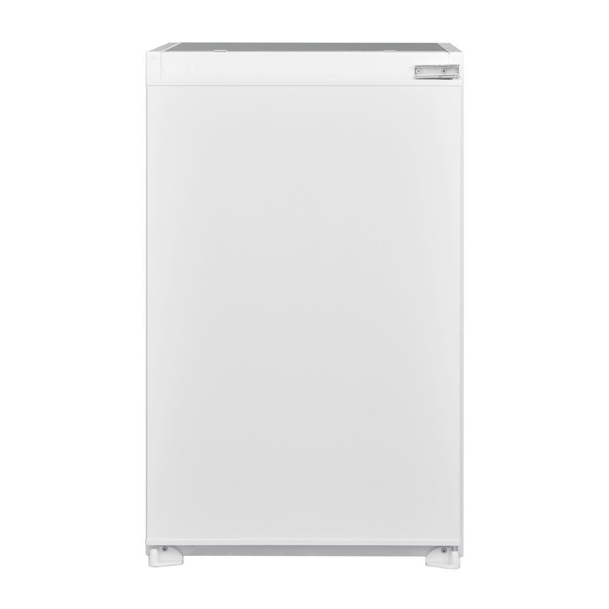 KÜHLSCHRANK Einbau, ohne Gefrierfach, 88cm Nische, Schlepptür-Technik, 126 Liter Nutzinhalt, Temperaturregelung, weiß, EK88S134E - Weiß, Glas/Kunststoff (54/87.5/54.5cm) - Telefunken
