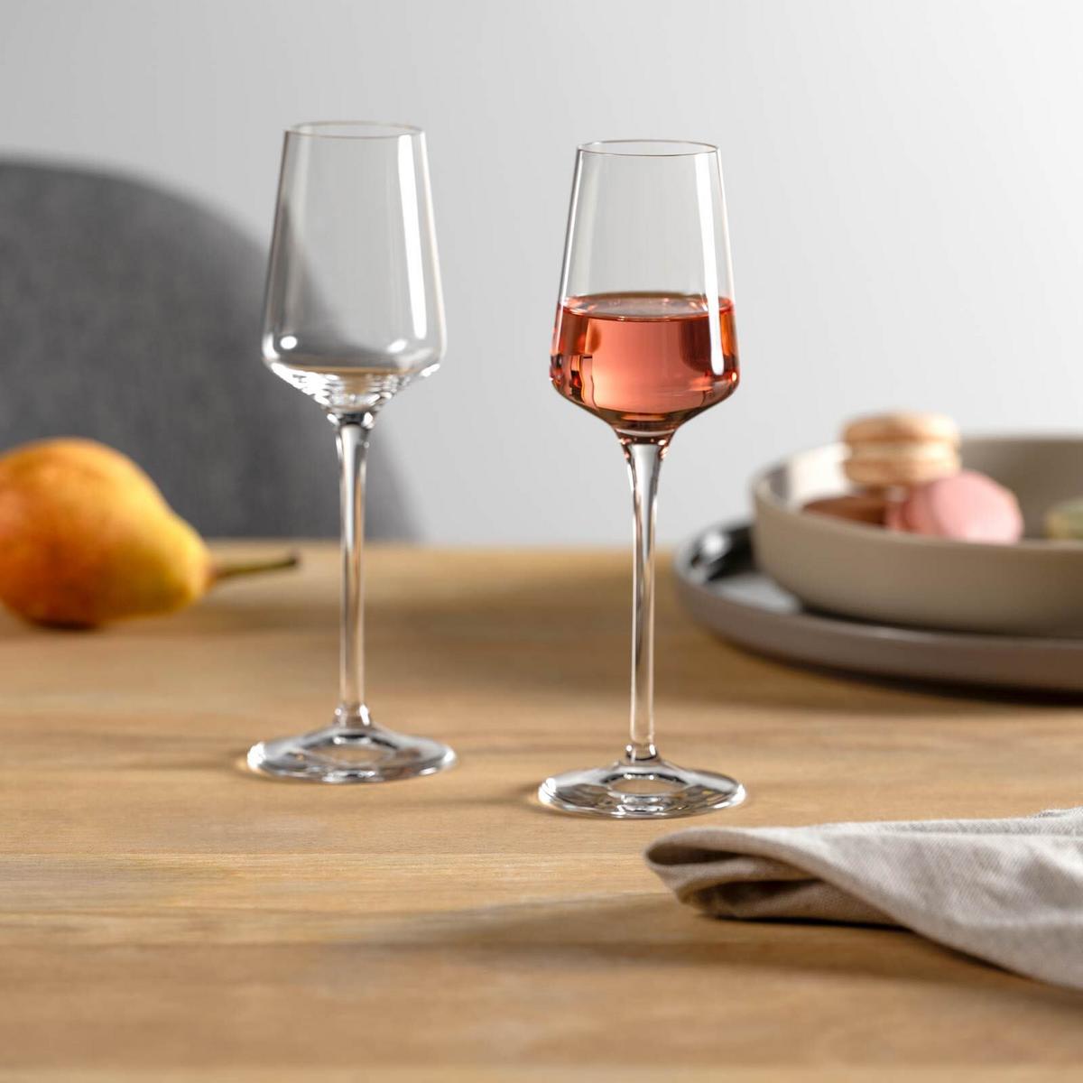 GRAPPAGLÄSER Puccini transparent 120 ml 6er Set - Transparent, Glas (0.12L) - Leonardo Living