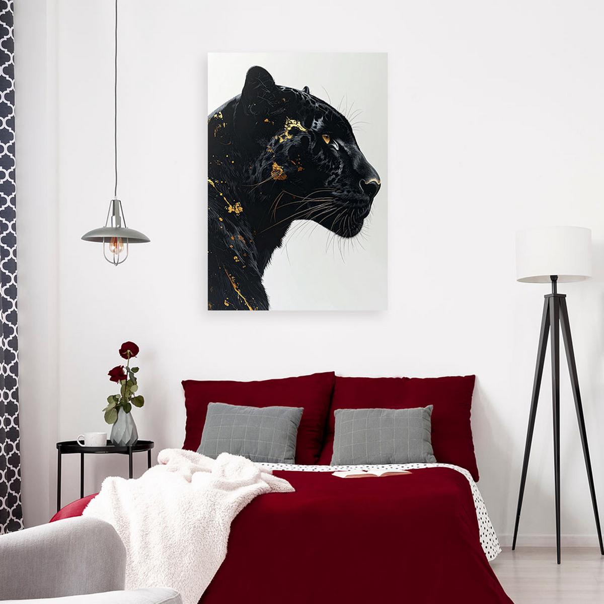 LEINWANDBILD Tiere 30x45cm - Schwarz, Textil (30/45cm) - Feeby