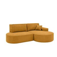 ECKSOFA Venedig Mit Schlaffunktion - Gelb, Holzwerkstoff/Textil (278/179cm) - Fun Möbel