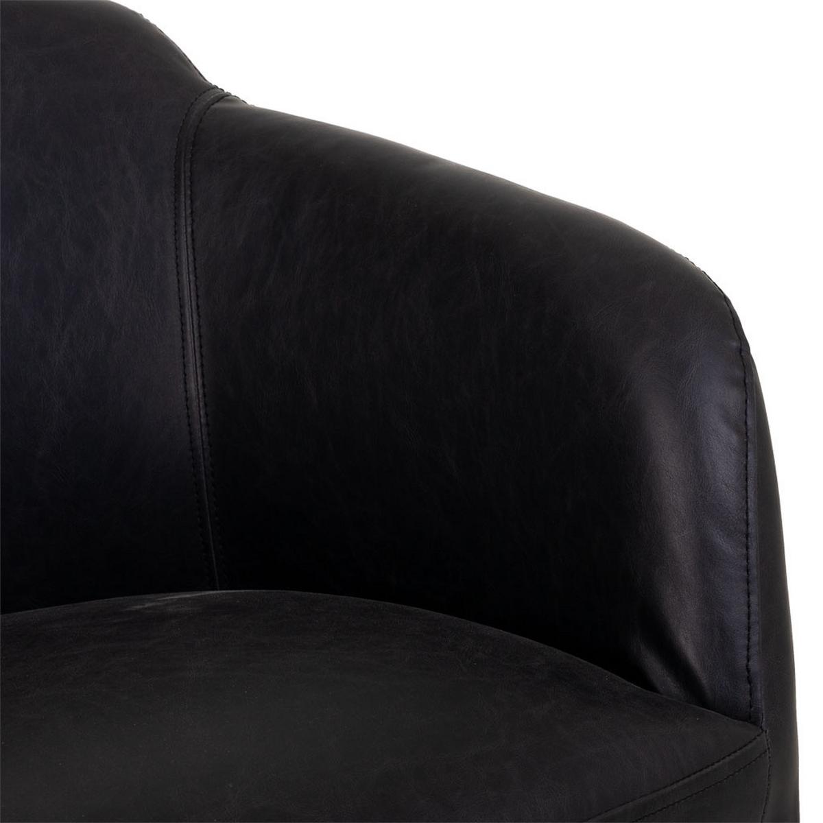 SESSEL aus Holz 62x60x82 cm - Schwarz, Holz (62/82/60cm) - Wanderlust