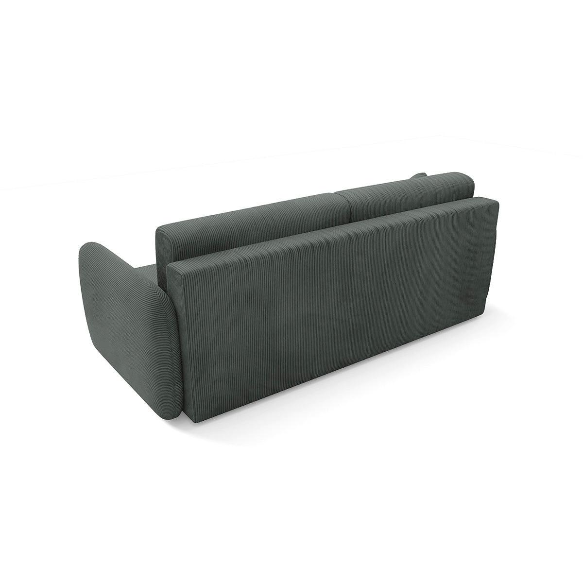 SOFA Dora 3 Sitzplätze Dunkelgrau - Grau, Holz (233/92/110cm) - Petits-meubles