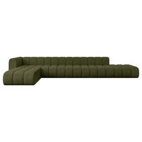 ECKSOFA modulares Sofa Zuvon-L3 - 478x177x70 cm Grün - Grün, Holzwerkstoff/Textil (478/177cm) - ALTDECOR