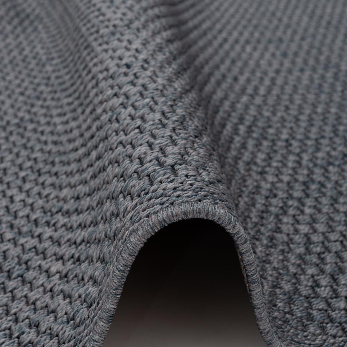 IN & OUTDOOR TEPPICH MARBELLA BORDÜRE - Anthrazit, Textil (140/200cm) - Pergamon
