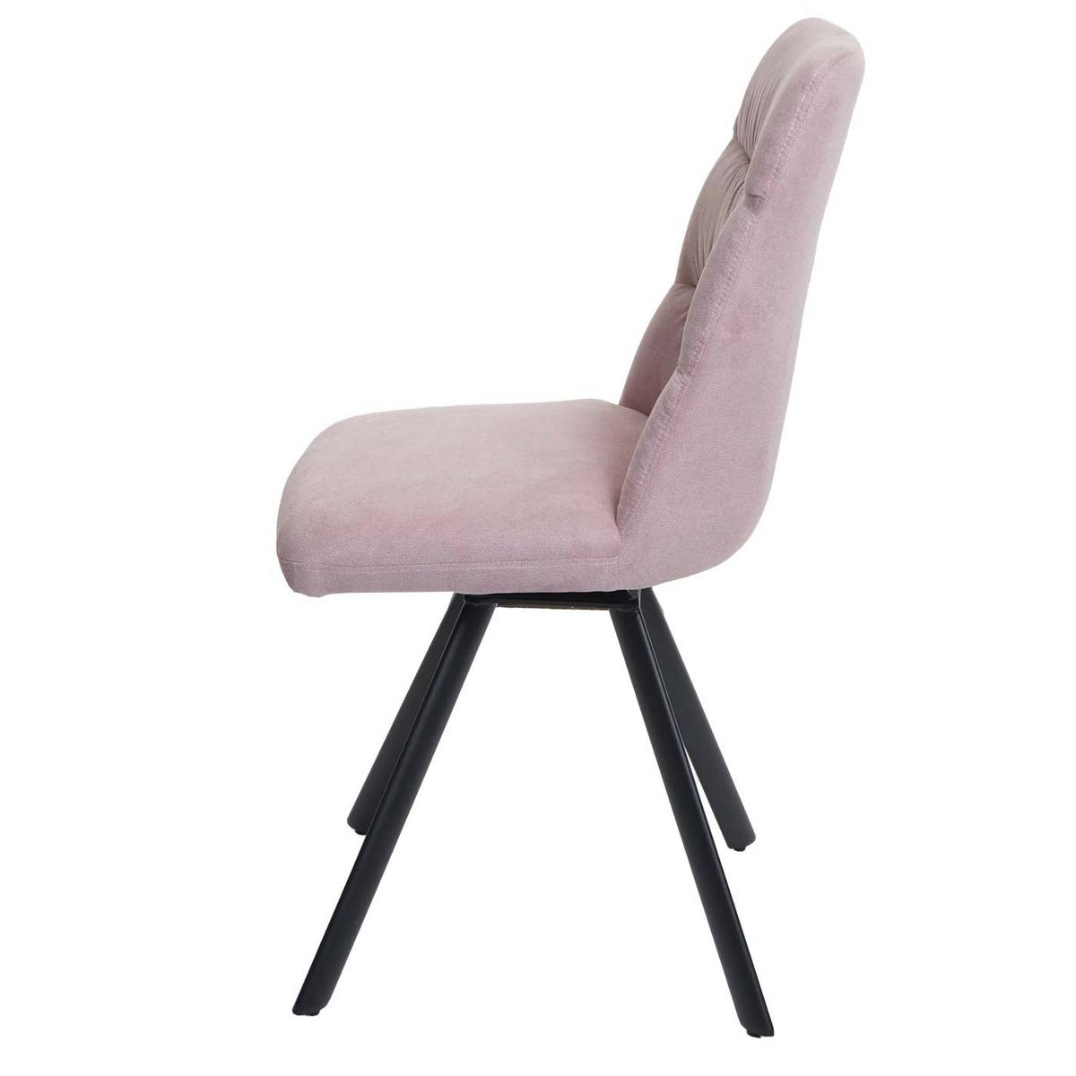 ESSZIMMERSTUHL Altrosa 2er-Set - Altrosa/Rosa, Textil (45/94/45cm) - MCW