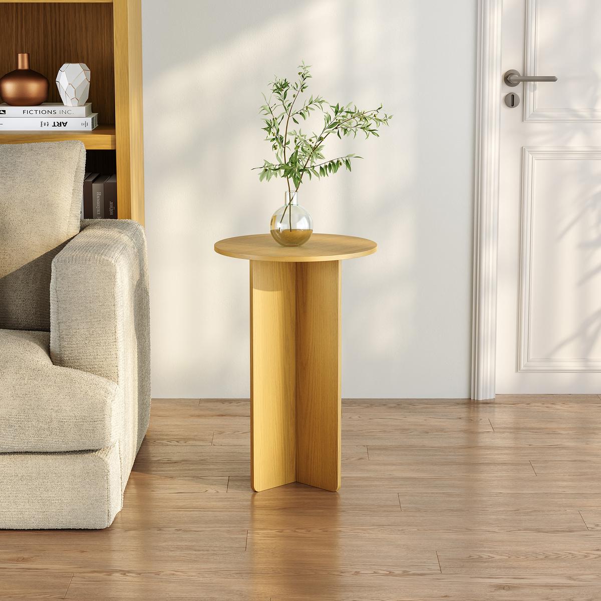 BEISTELLTISCH Vappevn - Eichefarben, Holzwerkstoff (40/40/60cm)