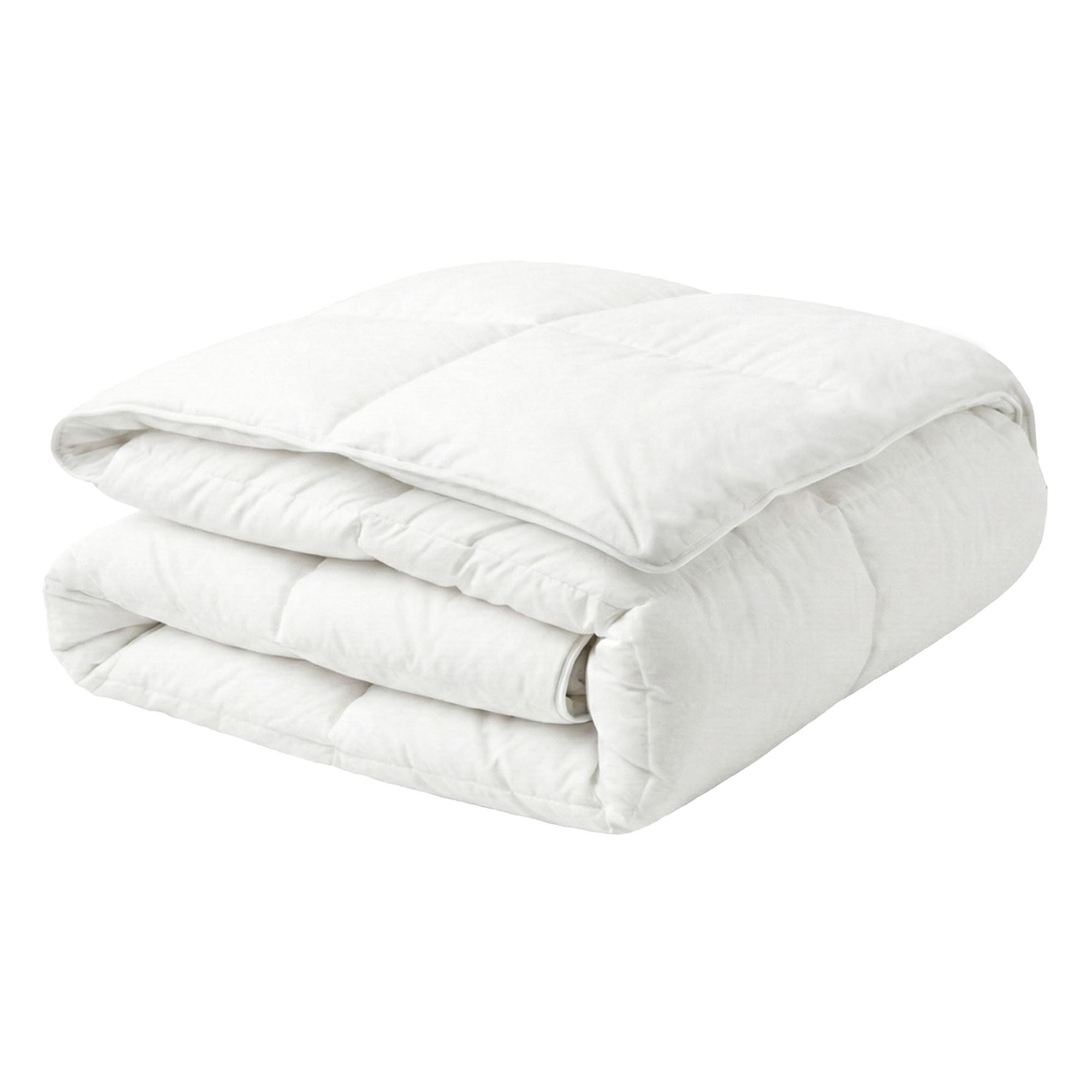 BETTDECKE Entendaunen Extra Warm 155/220 cm Grossglockner - Weiß, Textil (155/220cm) - Beliani