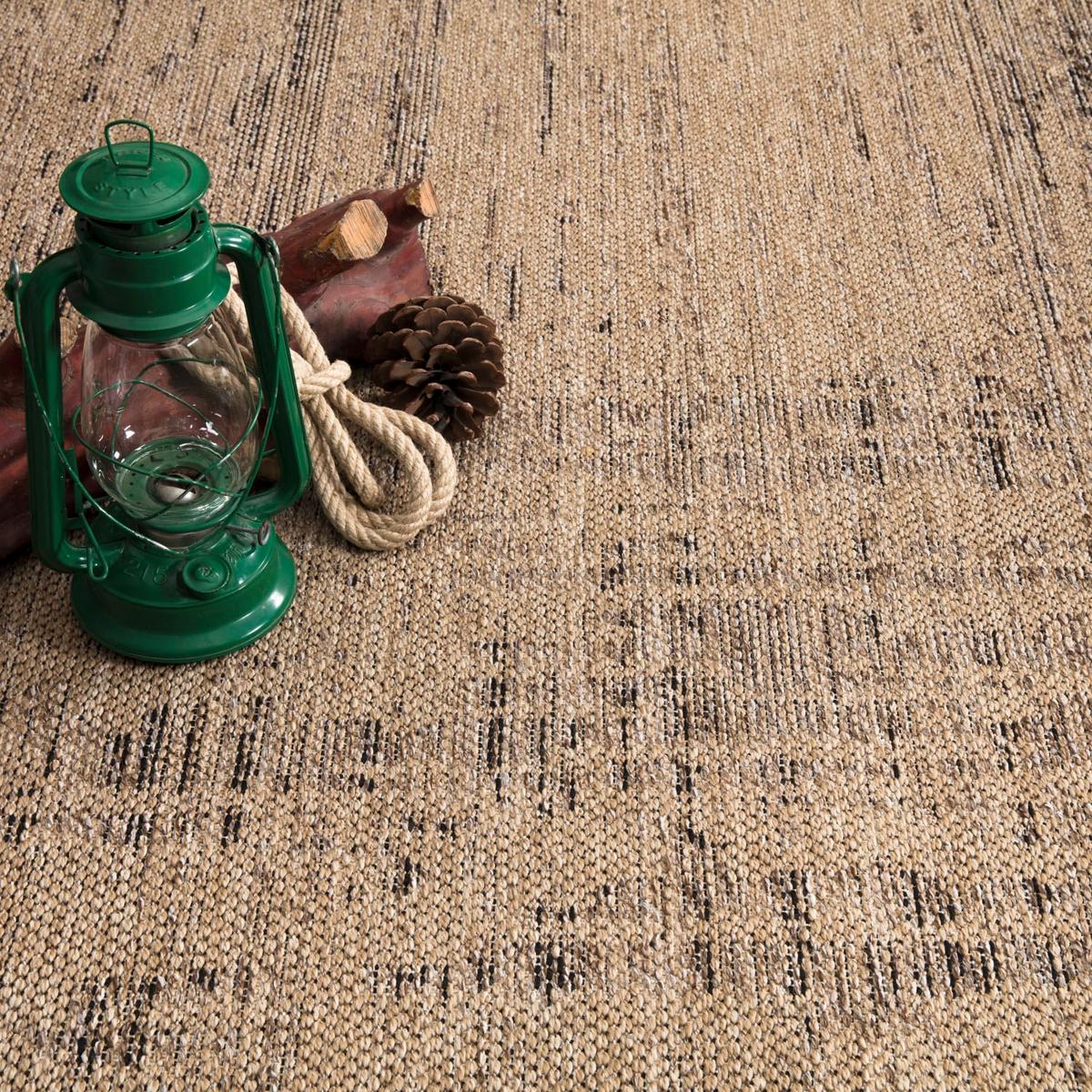 FLACHWEBTEPPICH, meliert, aus Polypropylen, Beige, 160 x 220 cm - Beige, Textil (220/160cm) - KADIMA DESIGN