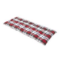 BANKAUFLAGE Macduff Schottenkaro 2-Sitzer - Rot, Textil (108/42/5cm) - Homescapes