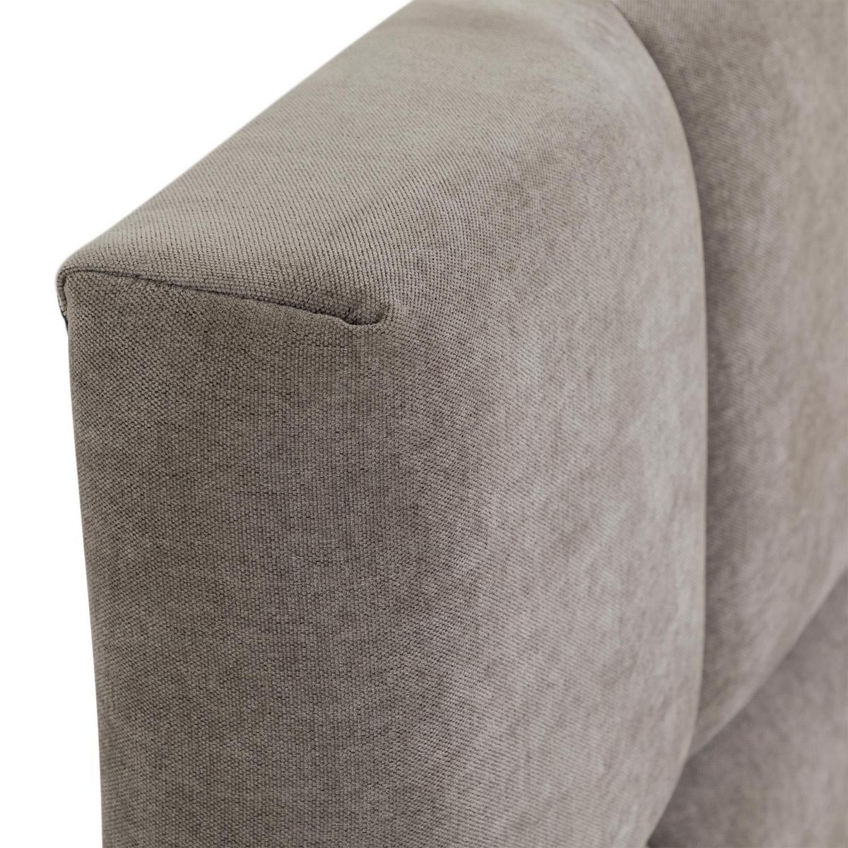 POLSTERBETT EMILIA 180x200 cm grau - Grau, Textil (180/200cm) - IDIMEX