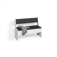 ESSZIMMER-BANK Tiberio Weiß 41.5 x 106.6 cm - Weiß, Holzwerkstoff (41.5/80/106.6cm) - Livinity®