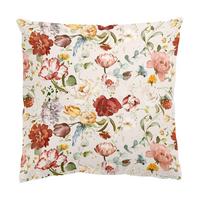 DEKOKISSEN Blumen Aquarell Vintage Muster auf Beige 50/50 cm - Beige, Textil (50/50/10cm) - Bilderwelten