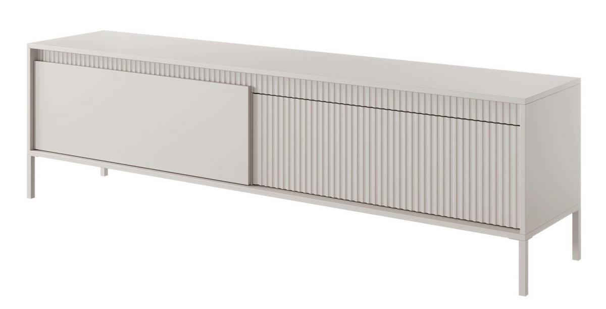TV-SCHRANK Falsetto Beige 187 cm - Beige, Holzwerkstoff/Metall (187.1/53.4/39.5cm) - Selsey