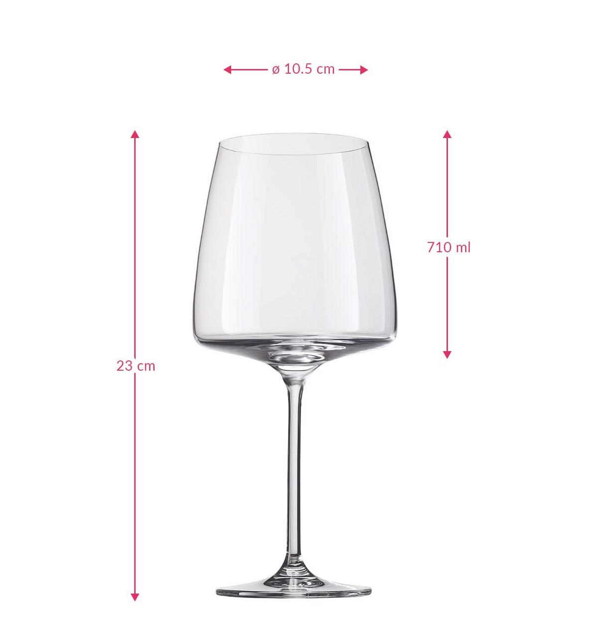 WEINGLÄSER Vivid Senses transparent 710 ml 2er Set - Transparent, Glas (0.71L) - Zwiesel Glas