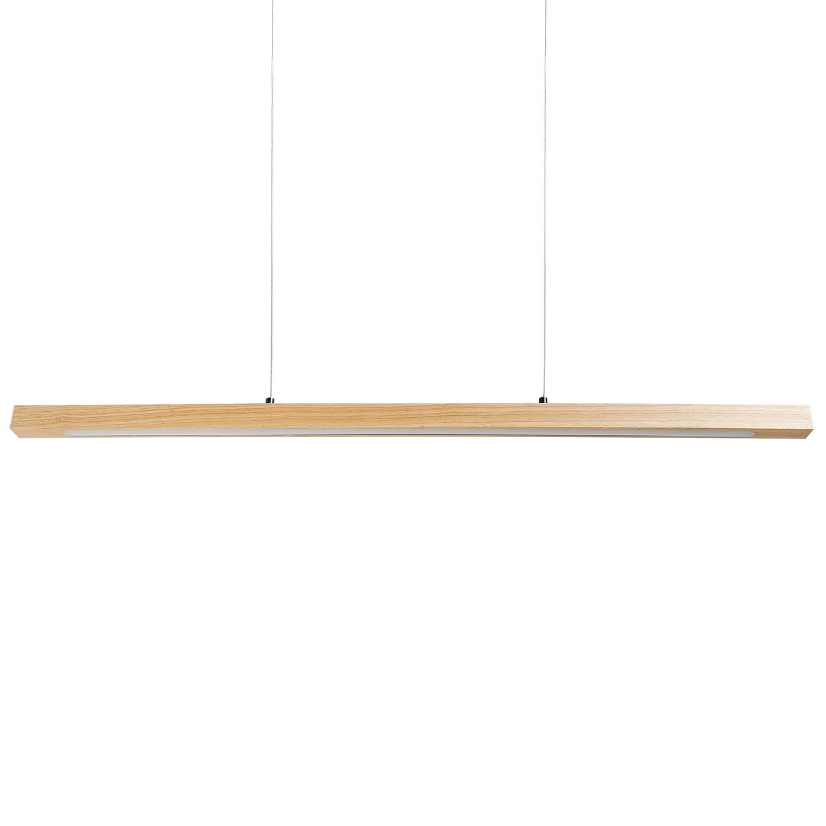 LED-HÄNGELEUCHTE Braun Stewarts - Braun, Holz (6/115/125cm) - Beliani