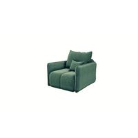 SESSEL Morgano - Grün, Holzwerkstoff/Textil (85/86/102cm) - Fun Möbel