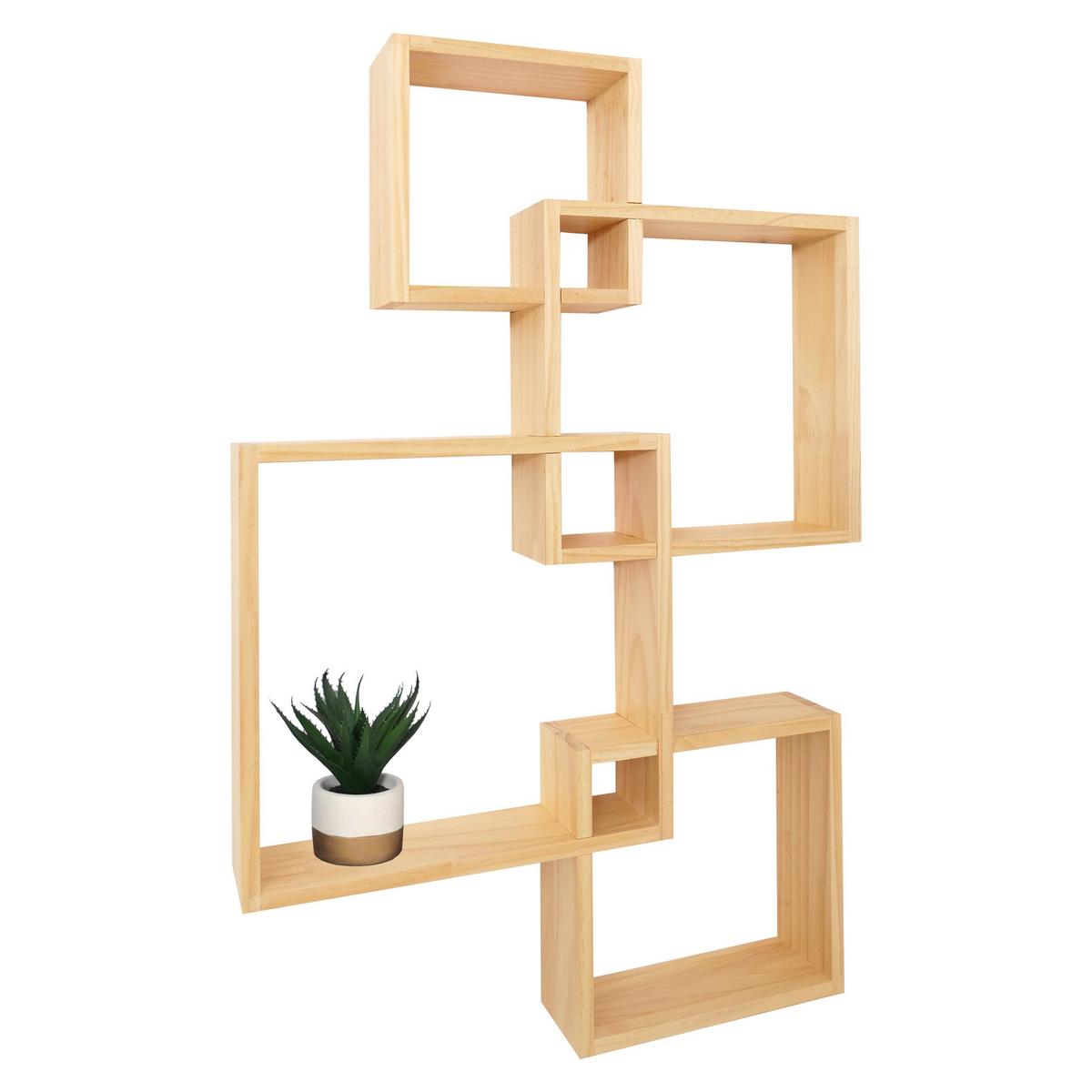 WANDREGAL Beige - Beige, Holz (59/91/10cm) - MCW