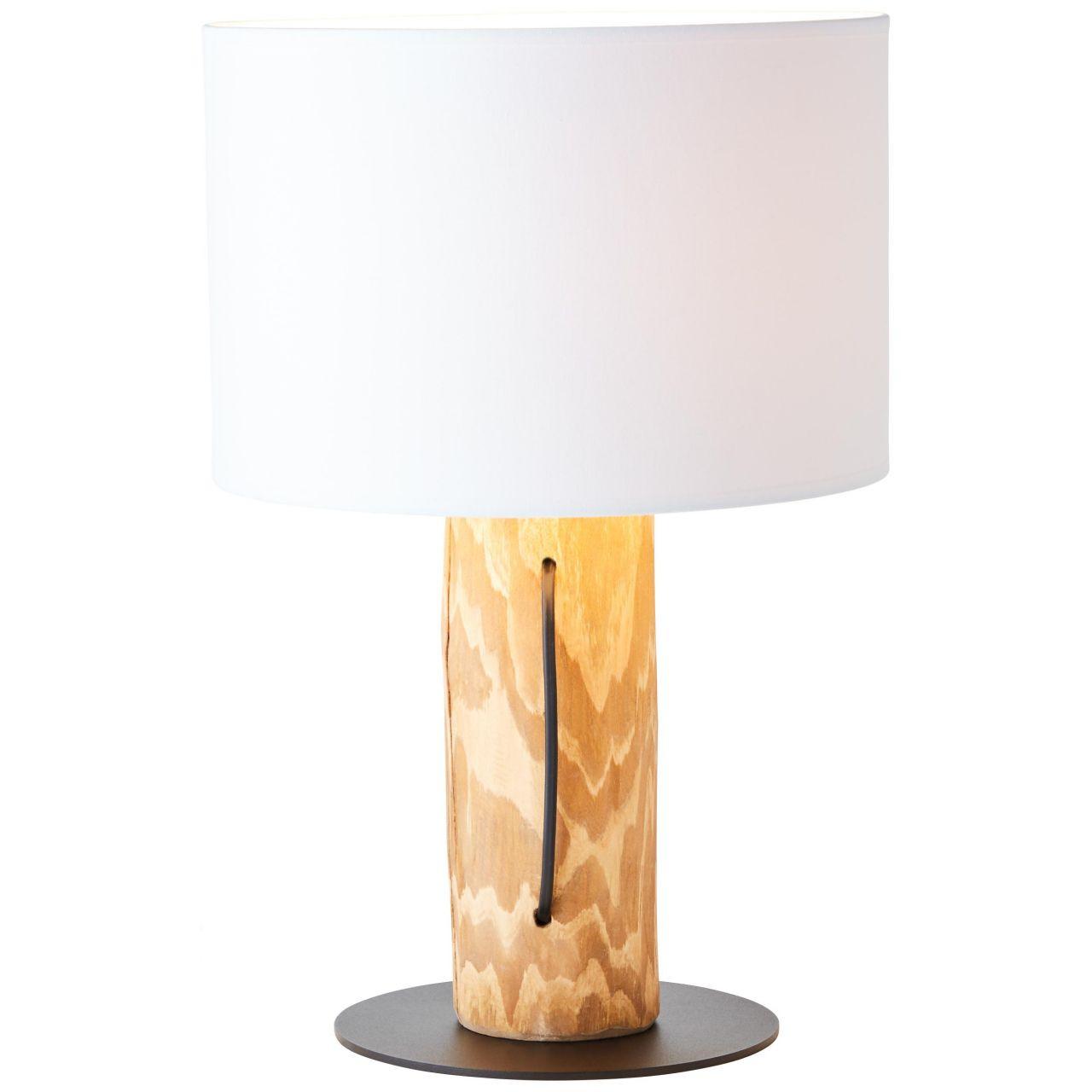 TISCHLEUCHTE Jimena 93125/35 - Kieferfarben, Holz (30/30/43cm) - Brilliant