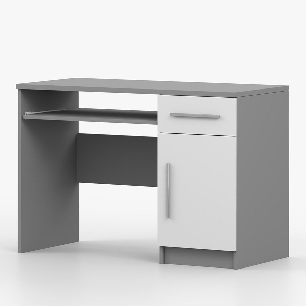 KINDERSCHREIBTISCH Omega II 08, 110/75/50, grau - Grau, Holzwerkstoff (110/75/50cm) - imoebel24