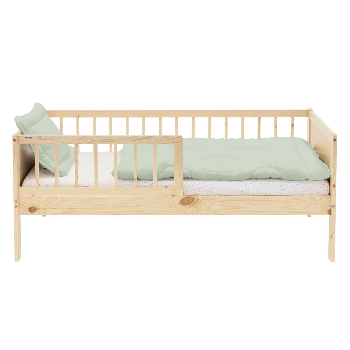 KINDERBETT mit Matratze 70x140 cm Natur - Naturfarben, Holz (70/140cm) - ML-DESIGN