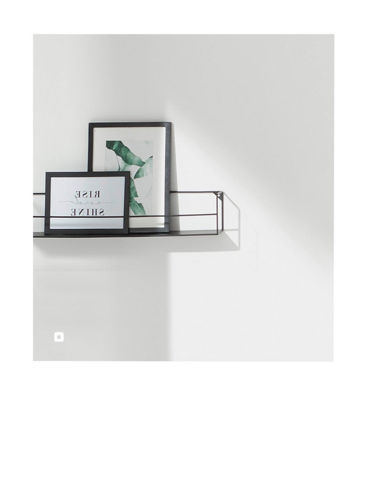 BADSPIEGEL mit LED Beleuchtung und Touchschalter 80 cm - Weiß, Glas (80/65/3cm) - Furn.Design