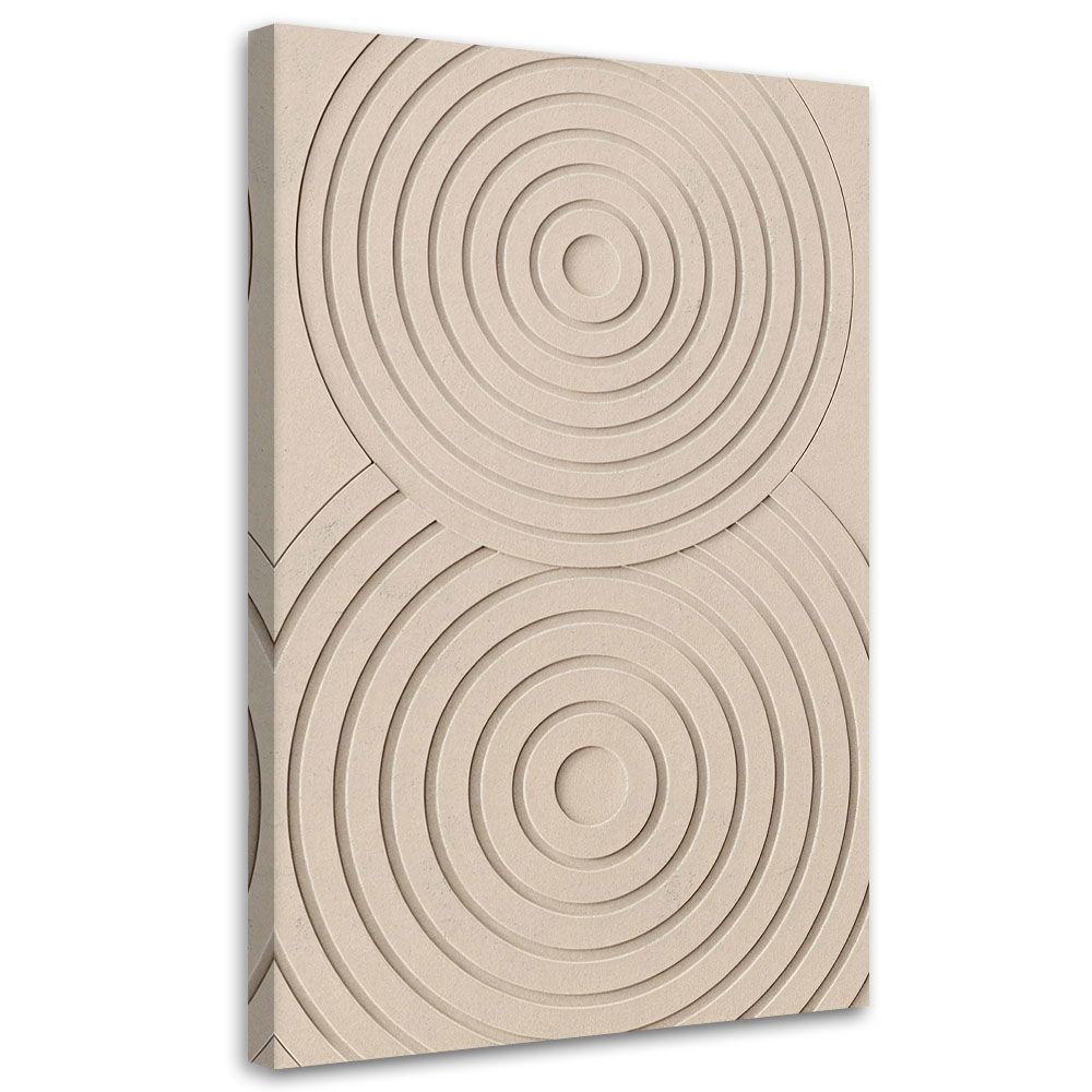 KUNSTDRUCK Beige 80/120 cm - Beige, Textil (80/120cm) - KUNSTLOFT