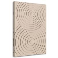 KUNSTDRUCK Beige 80/120 cm - Beige, Textil (80/120cm) - KUNSTLOFT