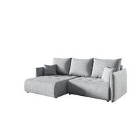 ECKSOFA Canio - Hellgrau, Holzwerkstoff/Textil (221/153cm) - Fun Möbel