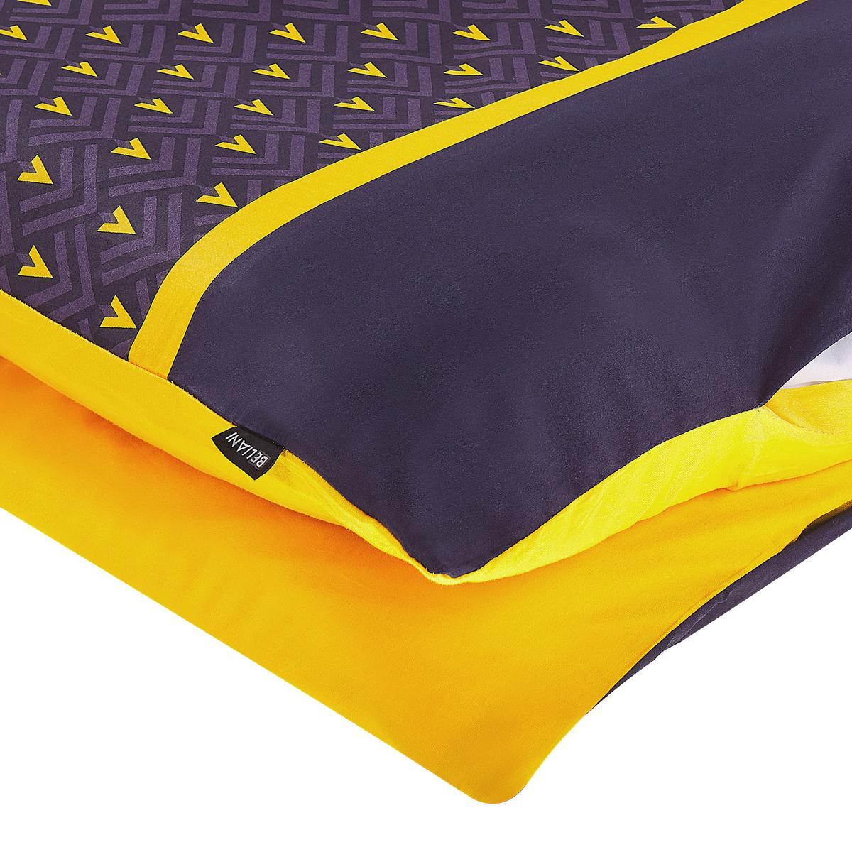 BETTWÄSCHE SET Wallingford 200 135x200 cm - Blau, Textil (135/200cm) - Beliani