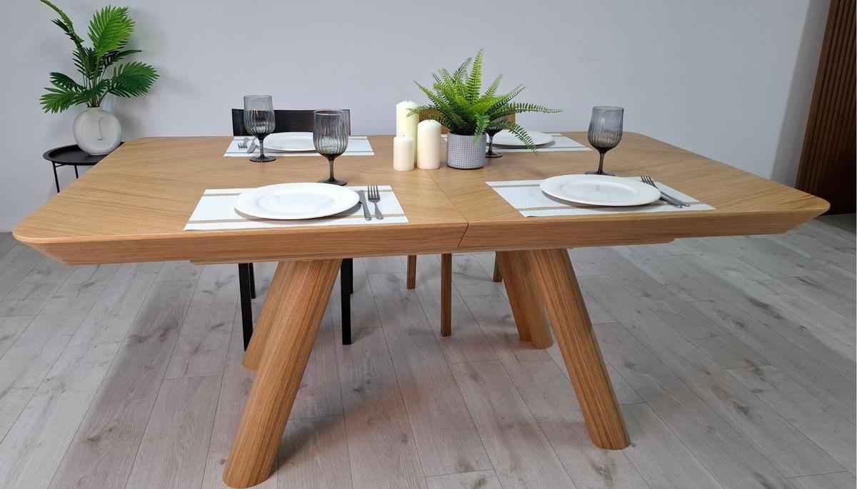 ESSTISCH NATURA Ausziehbar 180 - 380 / 100 x 76 cm - Eichefarben, Holz (180/100/76cm) - MASSENO