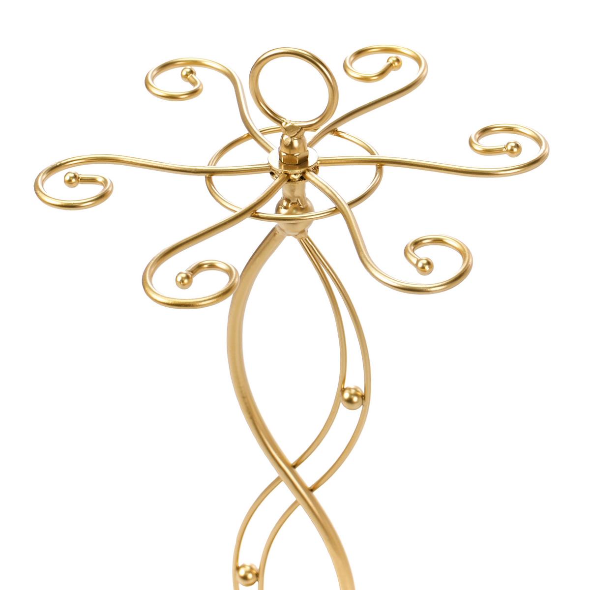 WEINGLASREGAL Gold Limerick - Goldfarben, Metall (26/43/26cm) - Beliani