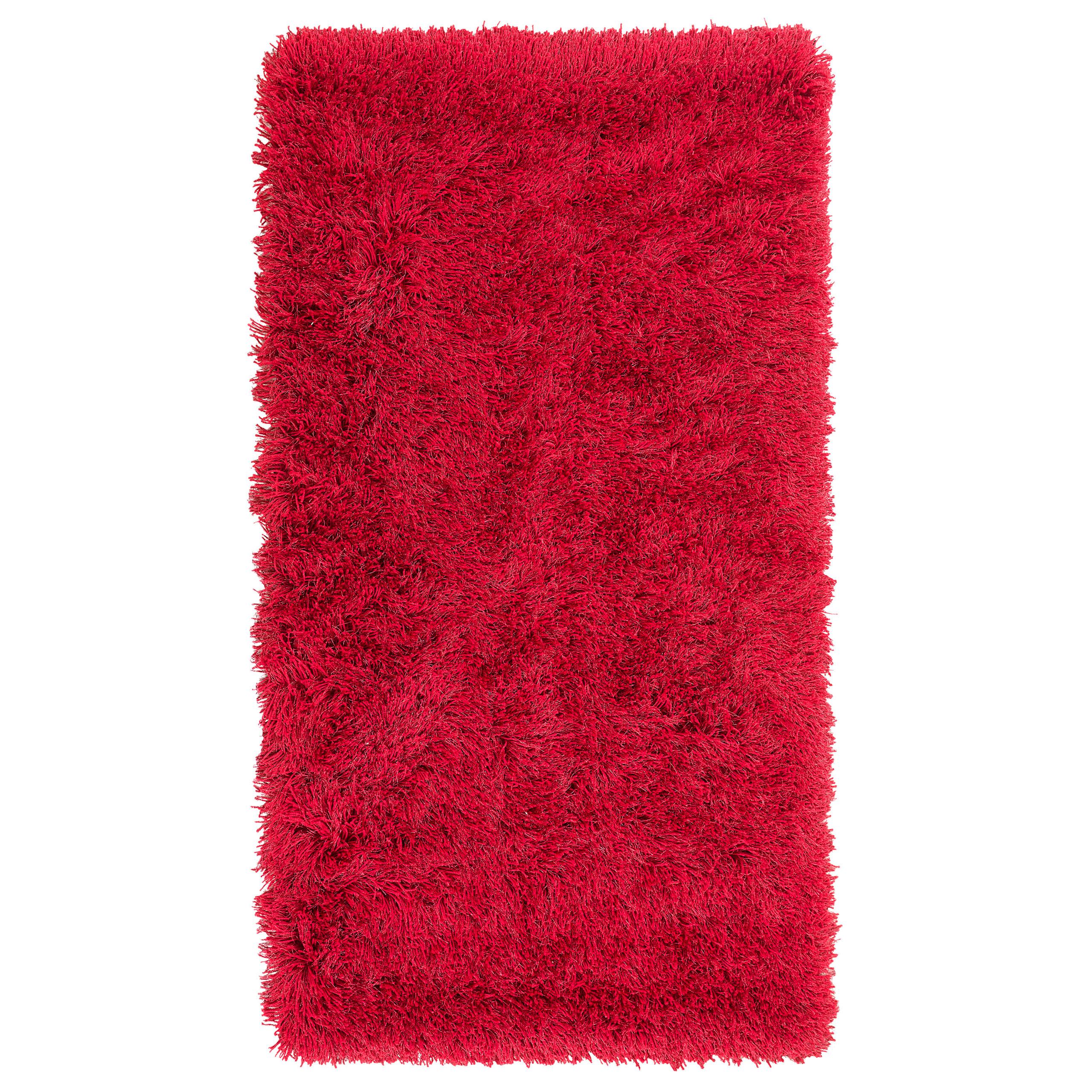 SHAGGY-TEPPICH Cide 150/80 cm - Rot, Kunststoff (80/150cm) - Beliani