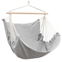 XL HÄNGESESSEL 155/125 cm Belastbar bis 100kg Grau - Grau, Textil (125/140/155cm) - Amanka