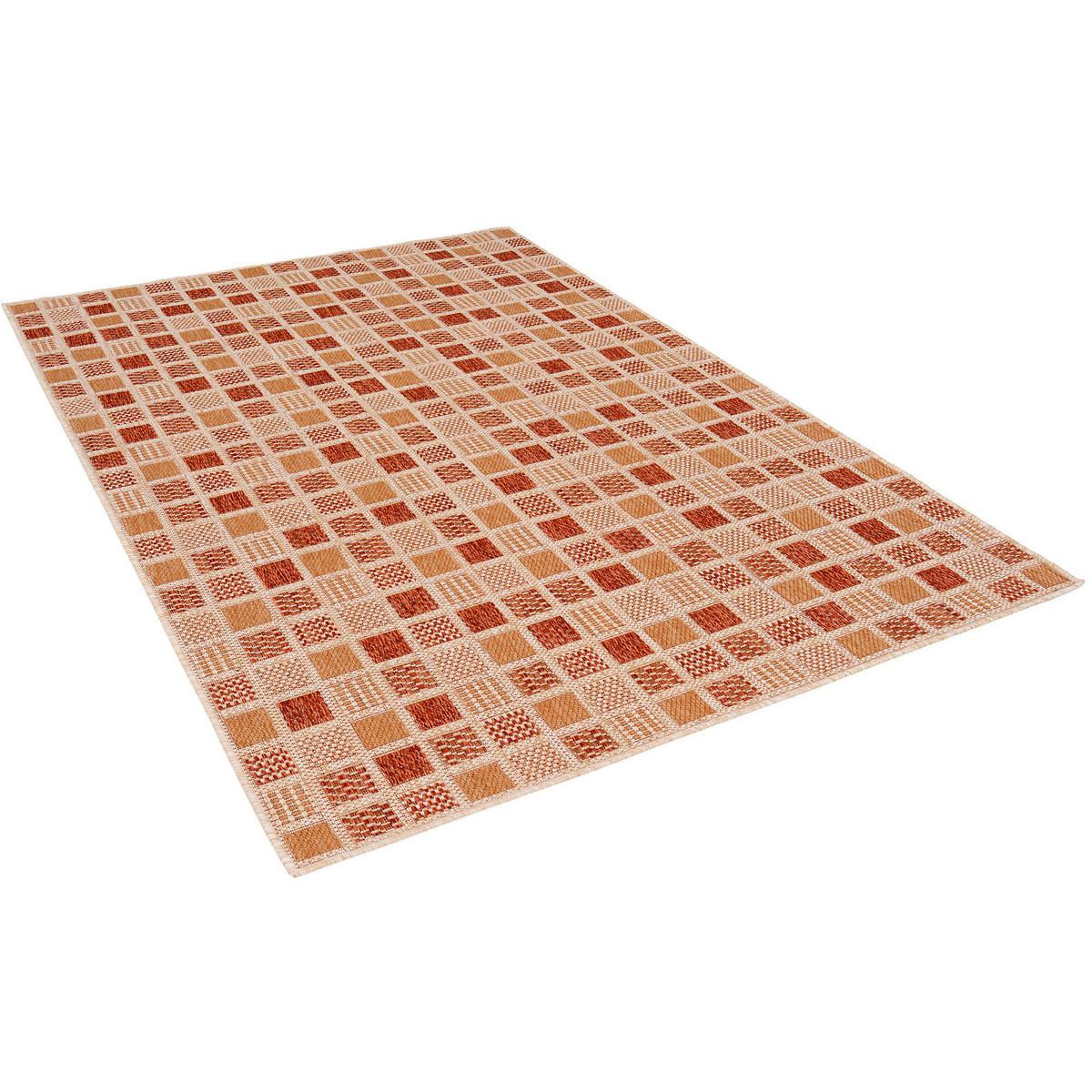 IN- UND OUTDOOR TEPPICH CARPETTO - Orange, Textil (133/190cm) - Pergamon