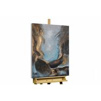 ACRYLBILD HANDGEMALT 60/90 cm - Blau, Holz/Textil (60/90cm) - KUNSTLOFT